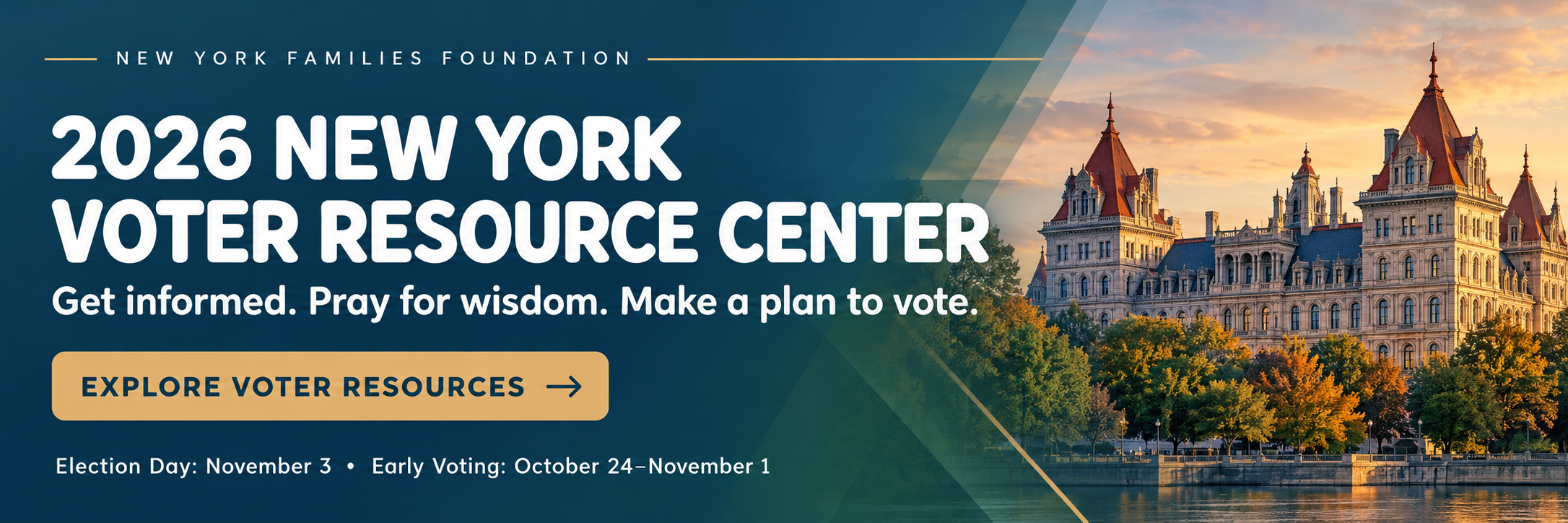 2026 New York Voter Resource Center—candidate information, voting dates, and resources from New York Families Foundation.